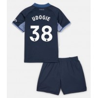 Dres Tottenham Hotspur Destiny Udogie #38 Gostujuci za djecu 2023-24 Kratak Rukav (+ kratke hlače)